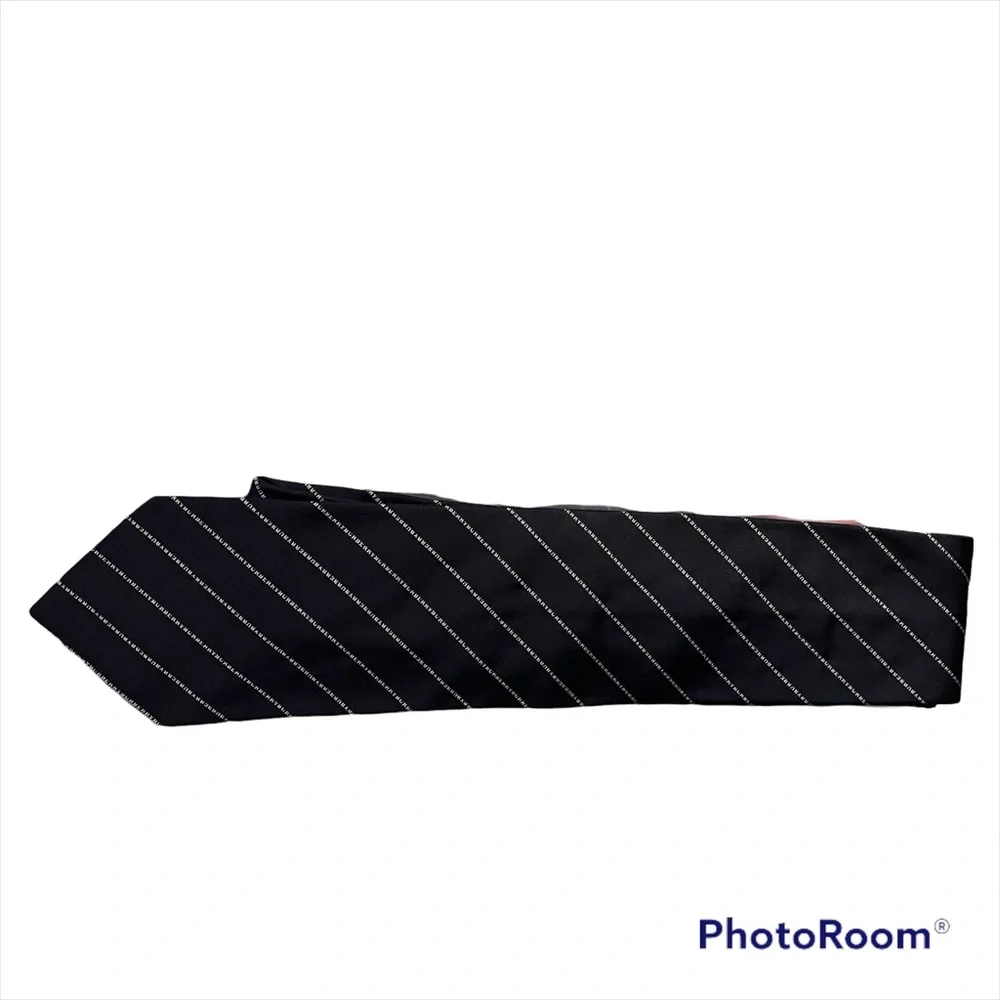 Burberry London Writing Silk Tie